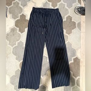 Ralph Lauren Navy and White Striped Trousers